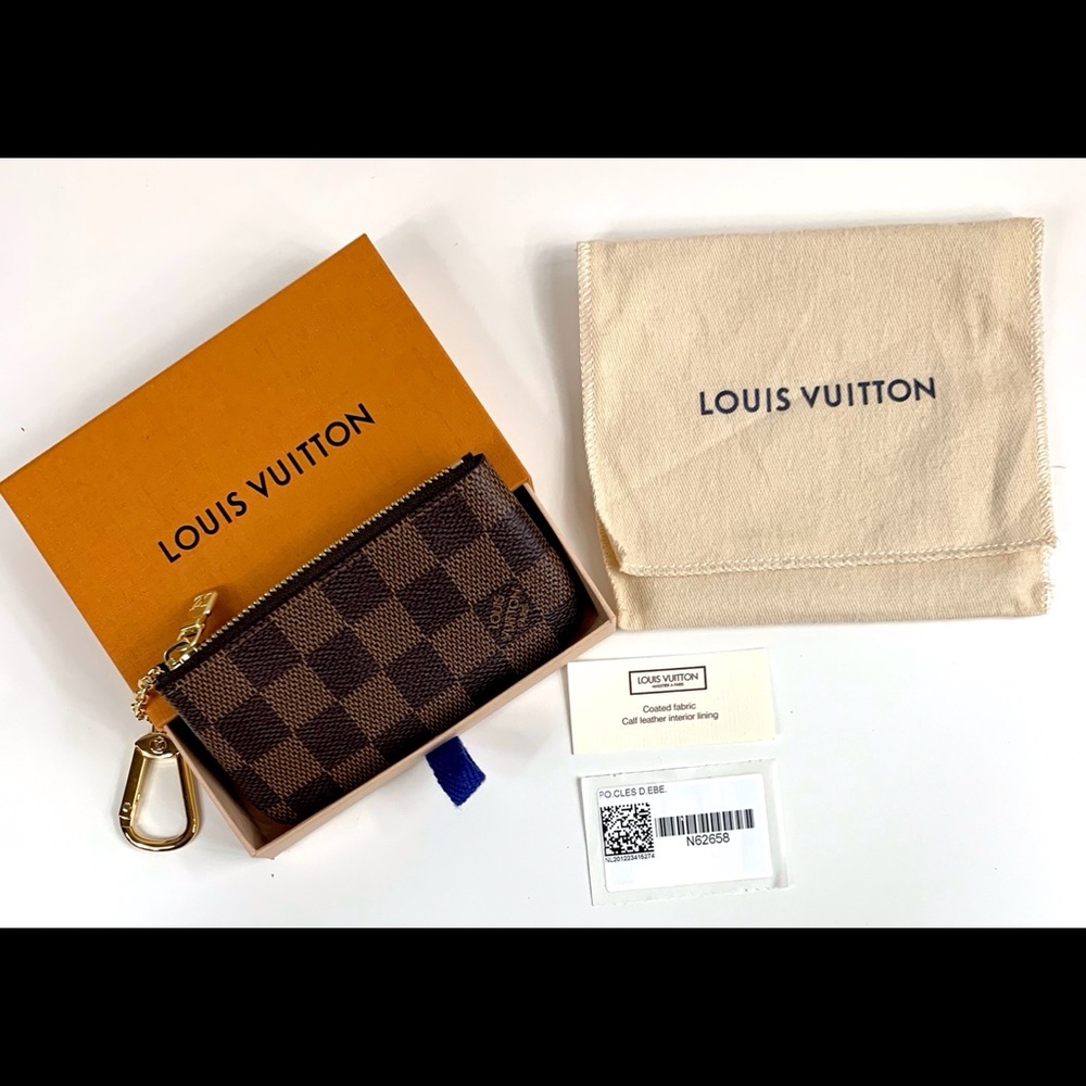 Louis Vuitton damier Ebene Key Pouch